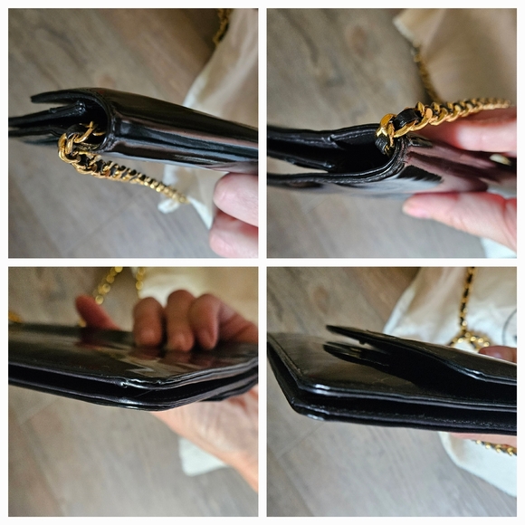 Chanel WOC in Black Patent Leather Vintage in EUC w/COA and dustbag - Picture 2 of 14